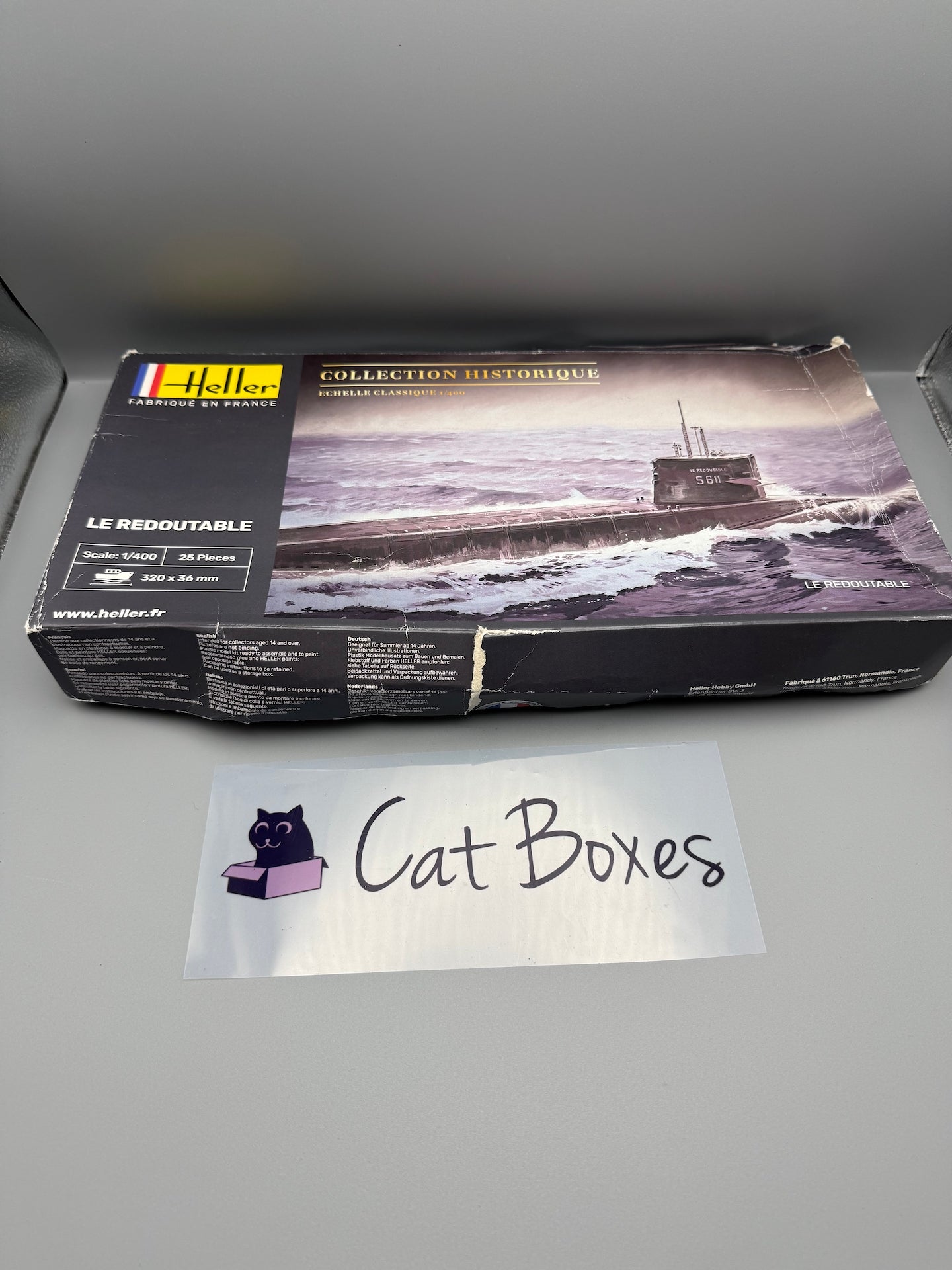 Heller 81075 Modellbausatz U-Boot S/M Redoutable **Tatty Box**