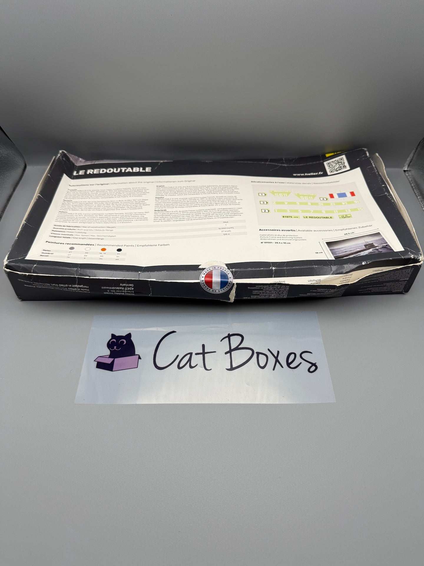 Heller 81075 Modellbausatz U-Boot S/M Redoutable **Tatty Box**