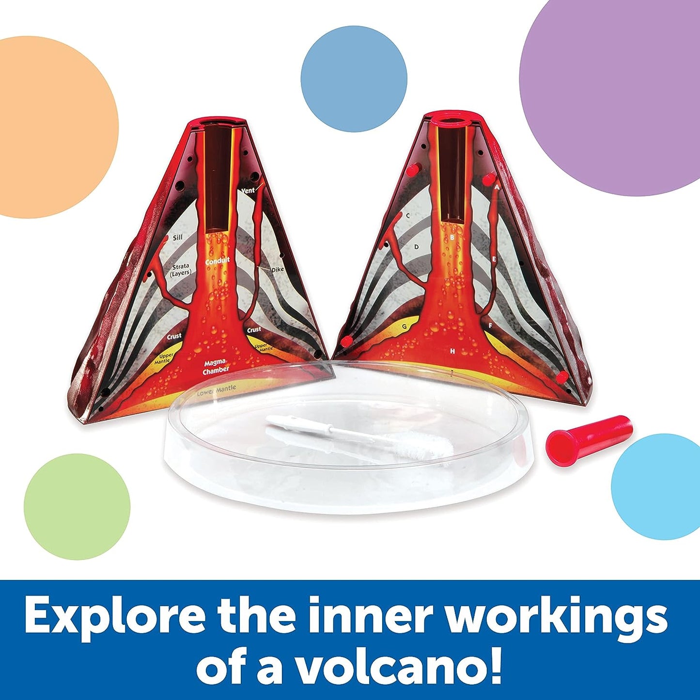 Learning Resources Erupting Volcano Model