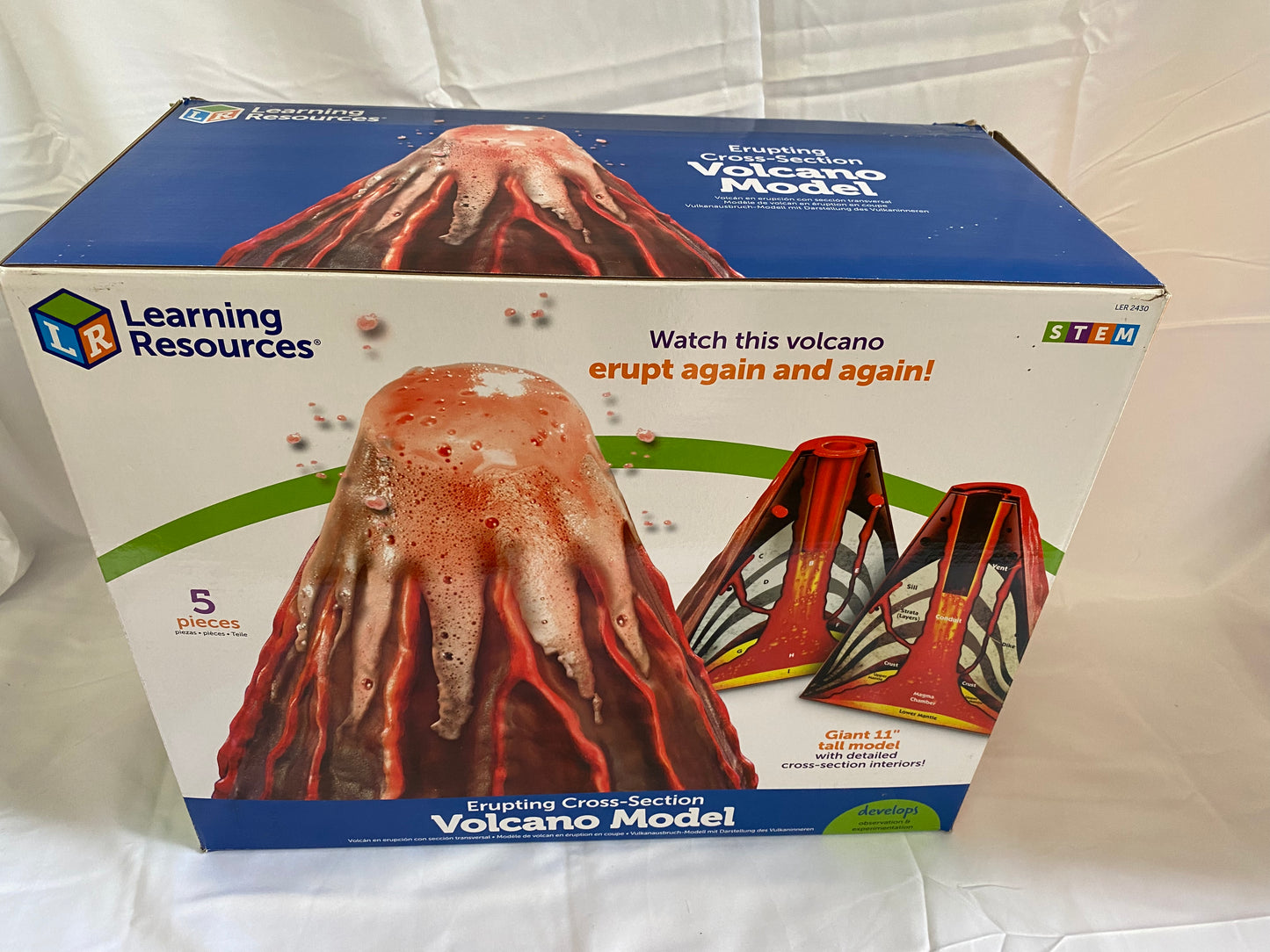 Learning Resources Erupting Volcano Model