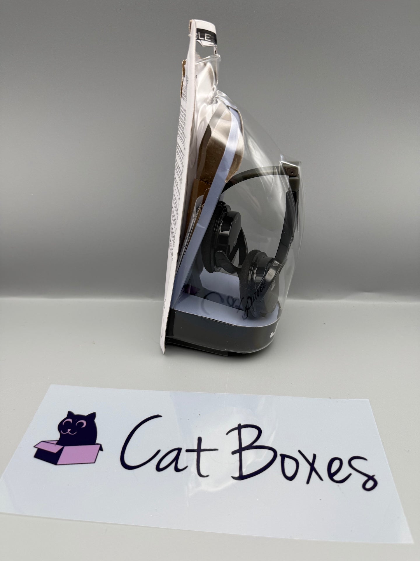 JVC Wired Lightweight Headphones - Black, HA-L50-B-E **Damaged Packaging**