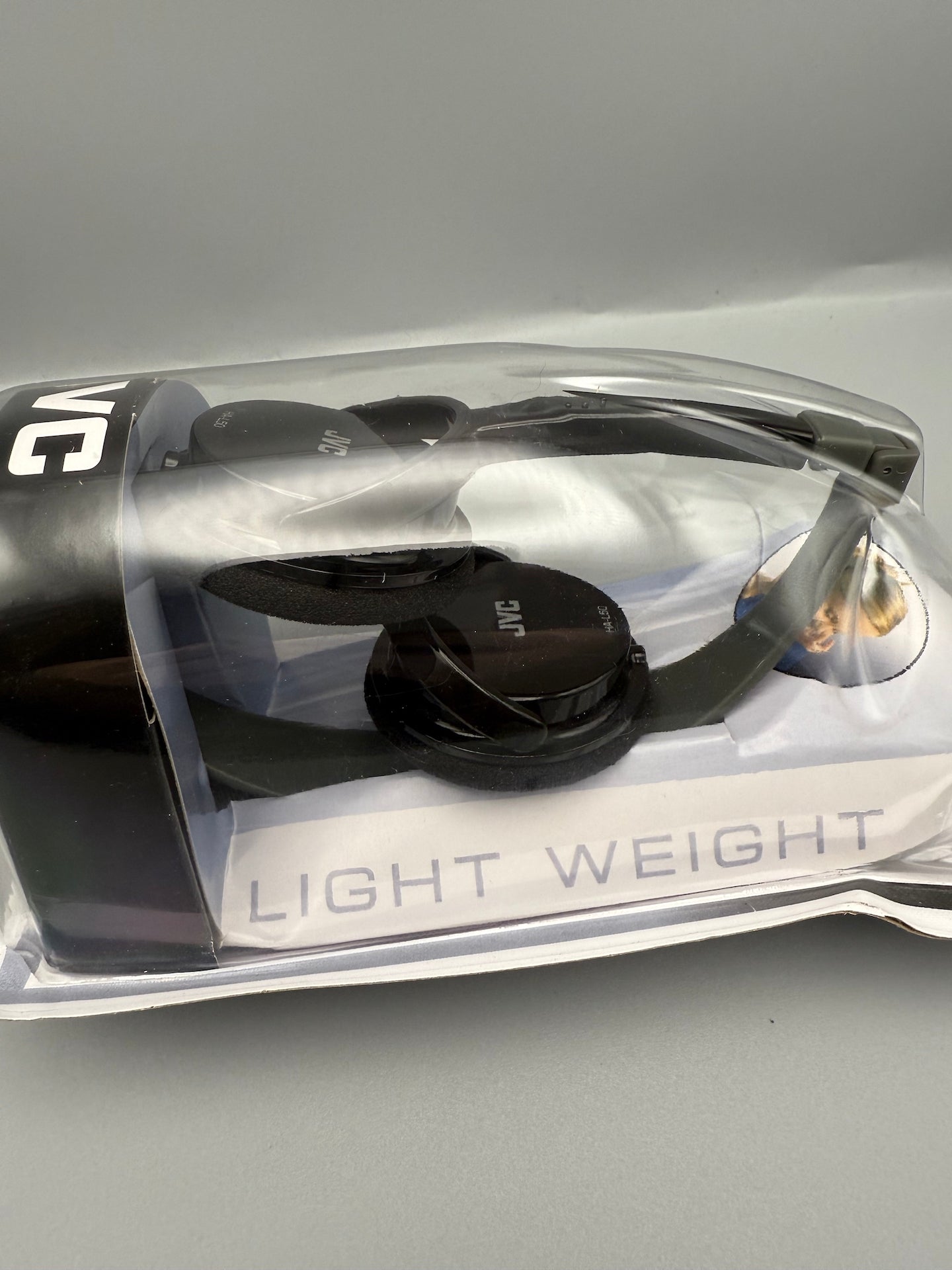 JVC Wired Lightweight Headphones - Black, HA-L50-B-E **Damaged Packaging**