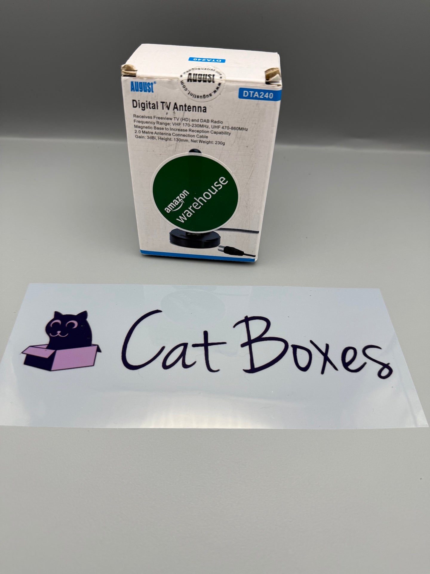 High Gain Freeview TV Aerial -August DTA240 [Black]