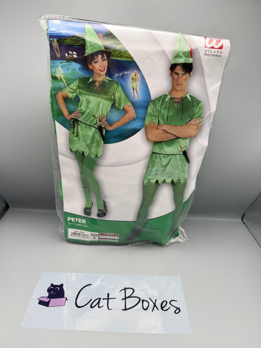 Peter Costume Small for Neverland Fairytale Fancy Dress - Small