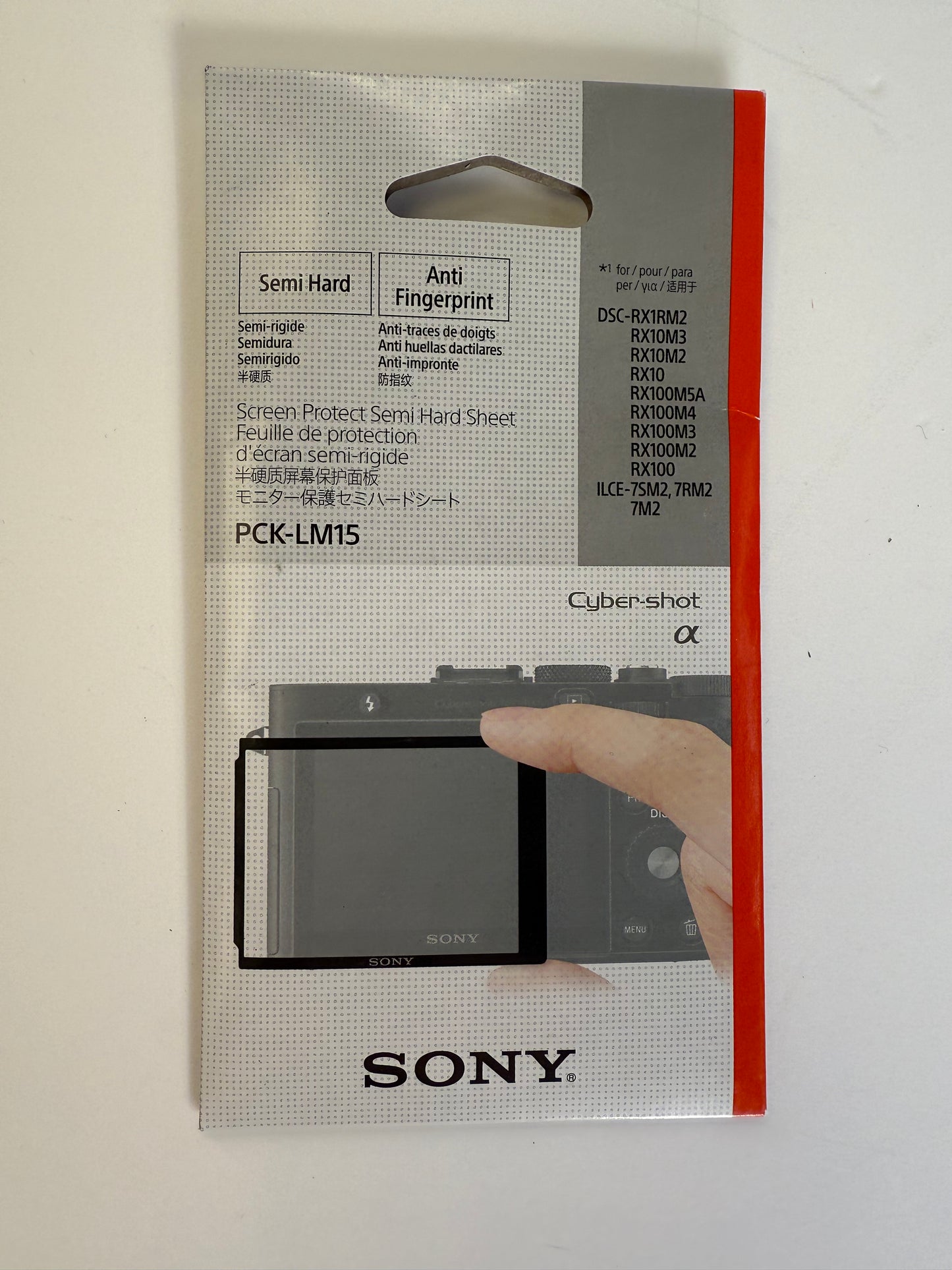 Sony PCKLM15.SYH Screen Protector for Camera -Black