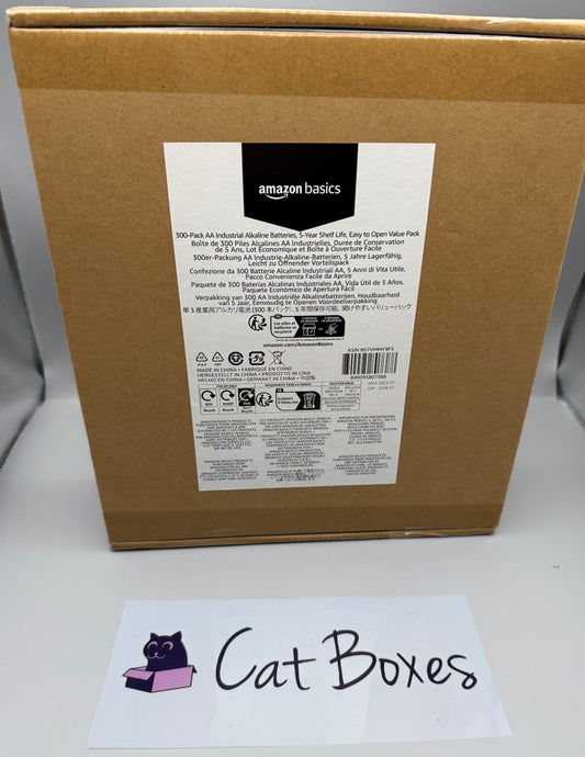 Amazon Basics 300-Pack AA Alkaline Industrial Batteries