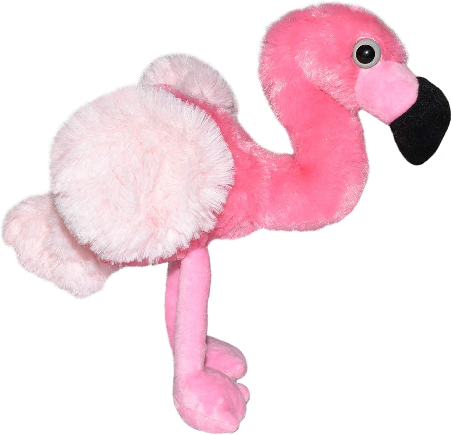 Wild Republic 16253, Flamingo Hug'ems Soft Cuddly Toy, 18 cm