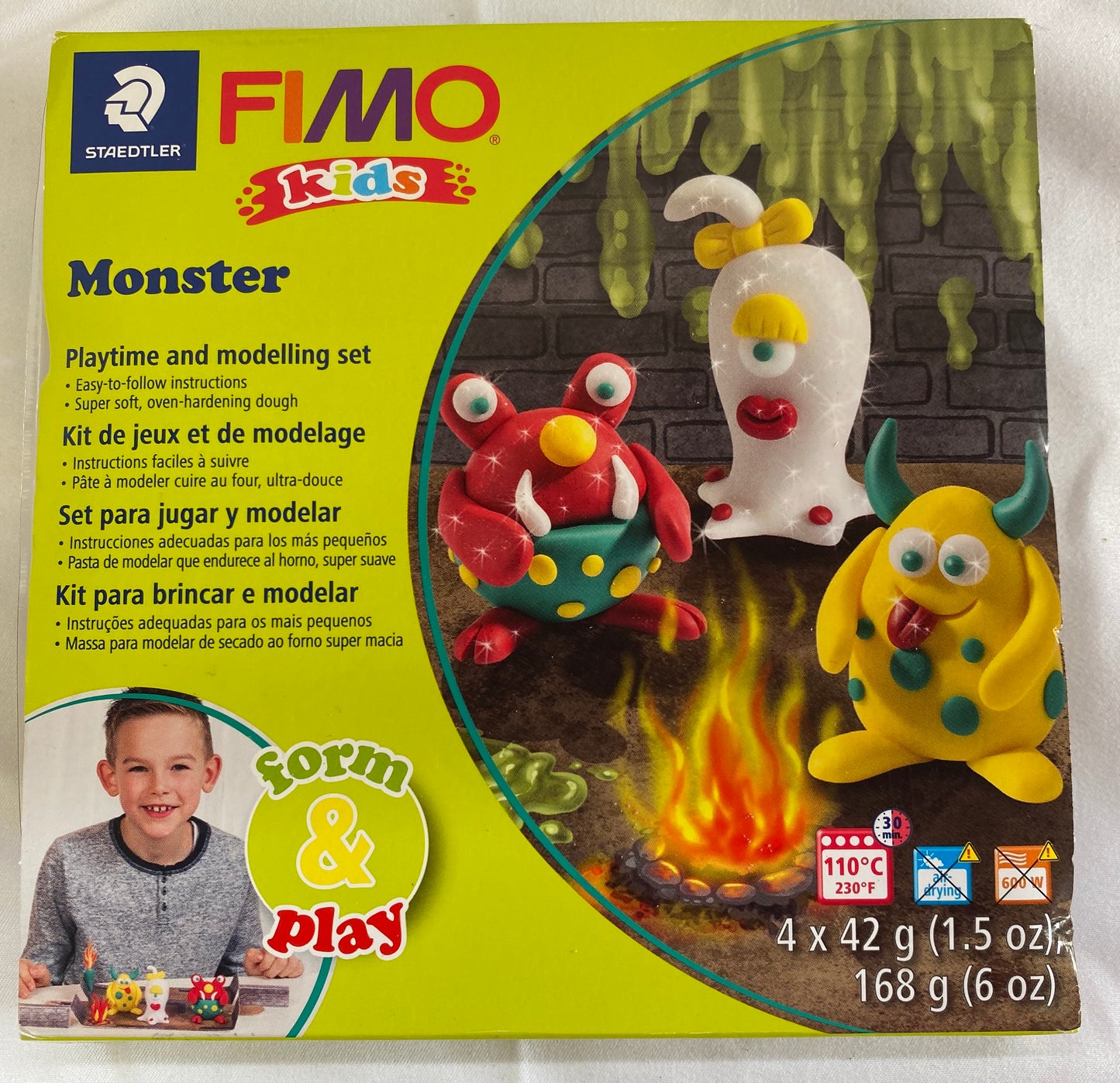 STAEDTLER 8034 11 LZ FIMO Modelling Polymer Clay Set - "Monster"