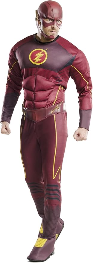 Rubie's Official DC Comics The Flash Deluxe, Adult Costume - Medium/STD