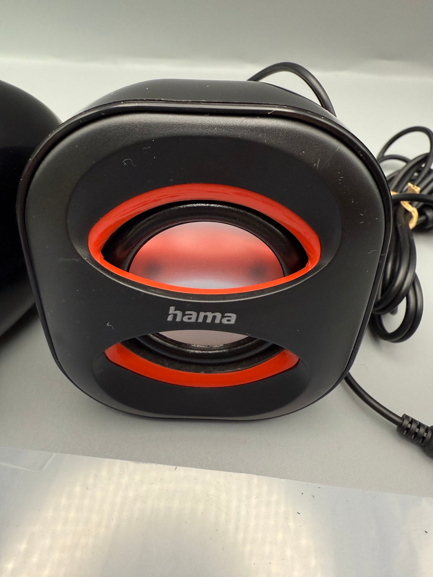 Hama Sonic Mobil PC Speakers x2 | USB3.0 | 3.5 mm Jack | 3 Watt Active Speakers