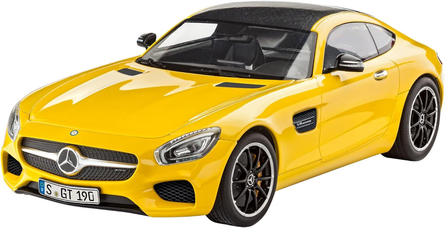 Revell 07028 Mercedes-AMG GT 1:24 Scale Unbuilt Plastic Model Kit **Tatty Box**