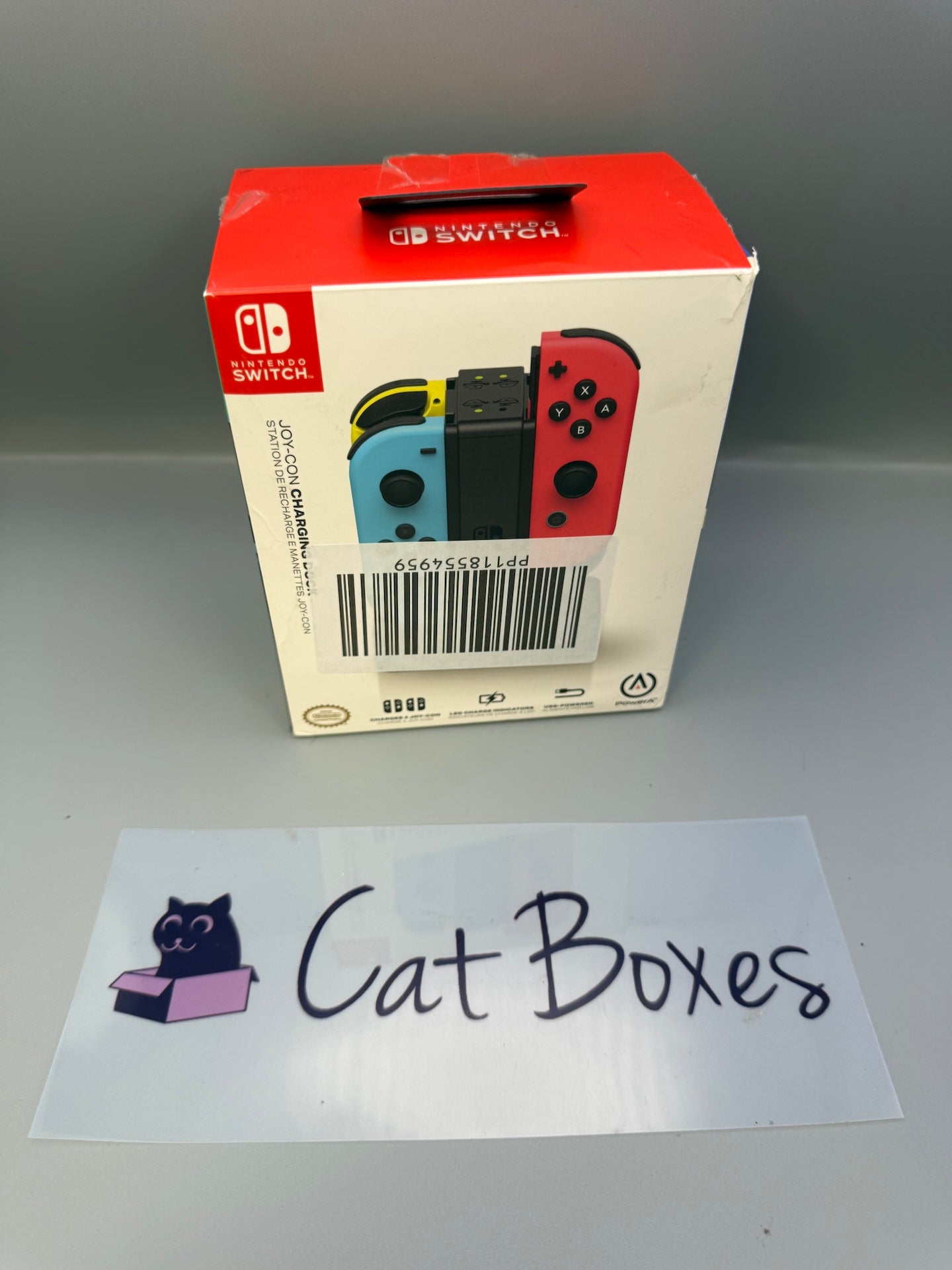 PowerA Joy-Con Charging Dock Nintendo Switch 4 Controller Stand Tatty Box