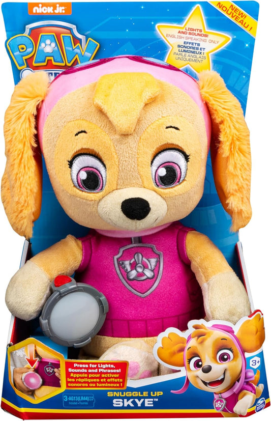 Paw Patrol, Snuggle Up Skye Plush with Torch and Sounds