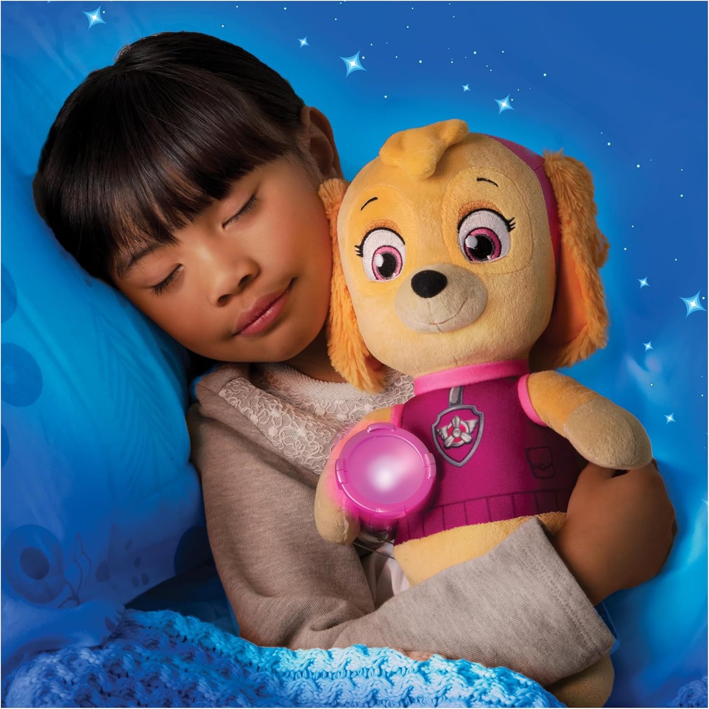 Paw Patrol, Snuggle Up Skye Plush with Torch and Sounds