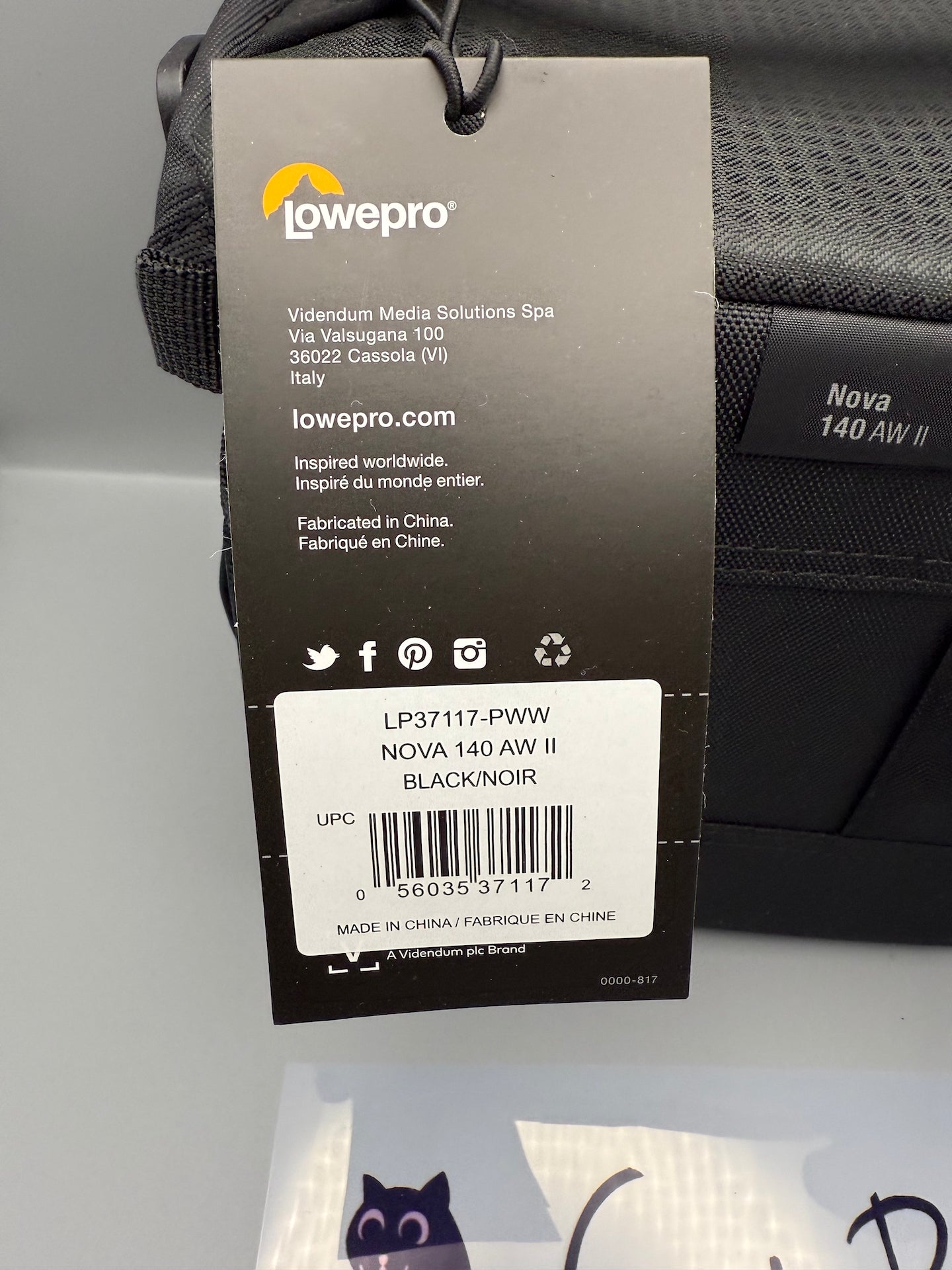 Lowepro Nova 140 AW II Camera Bag - Black