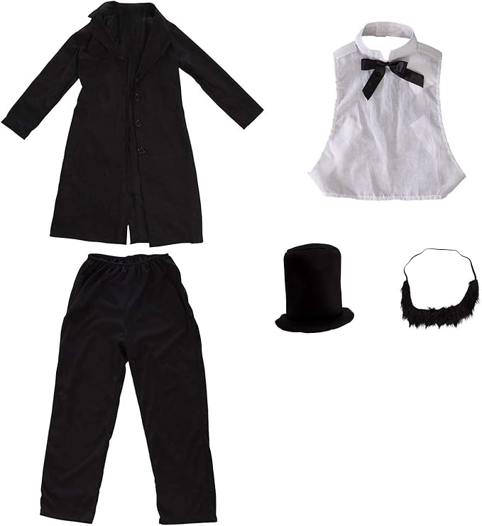 Morph Abraham Lincoln Costume for Kids - Large