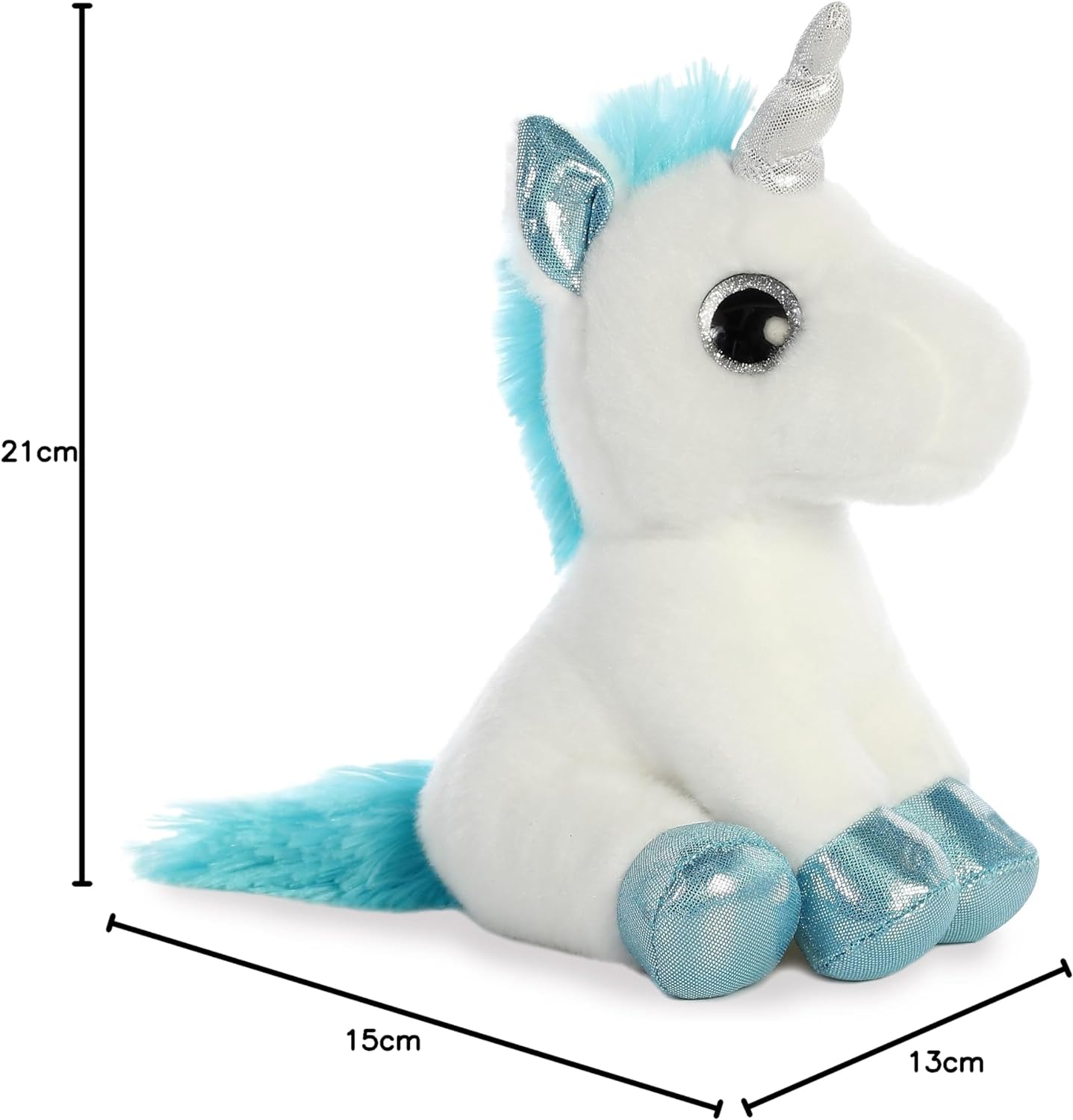 Sparkle Tales, Snowbelle Unicorn, 7In, Soft Toy