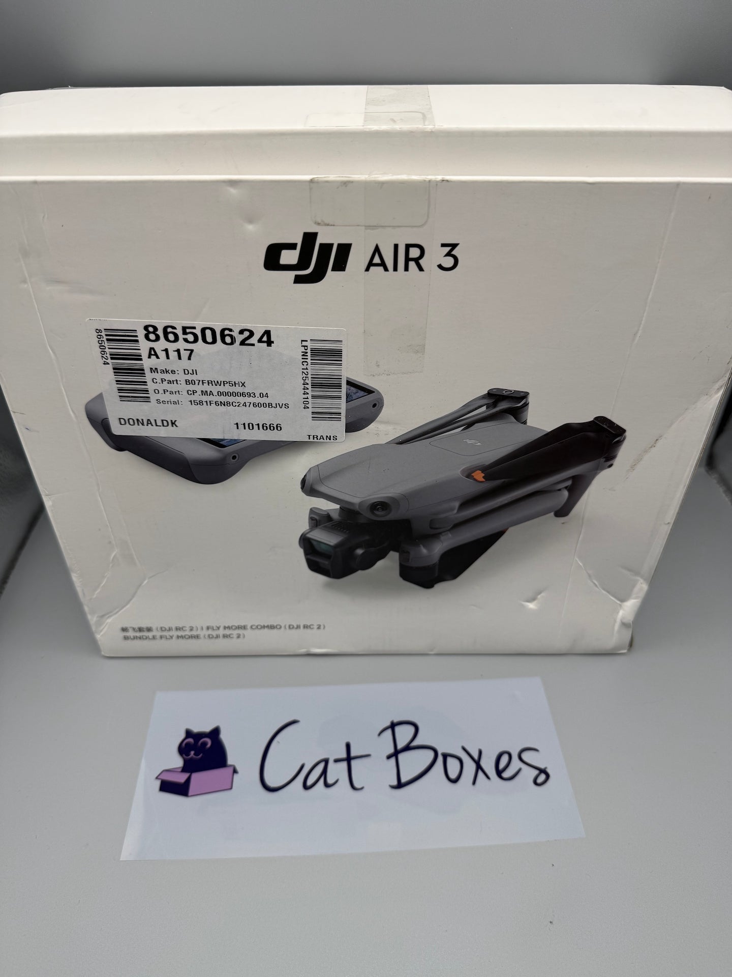 DJI Air 3 Fly More Combo Camera Drone (with RC 2 Remote)