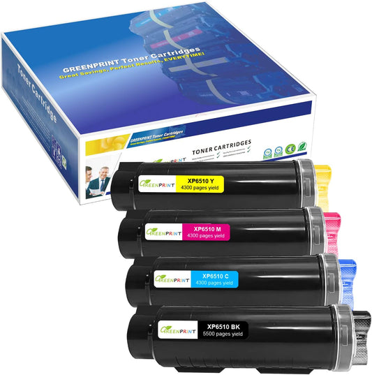 Greenprint Compatible Toner Cartridges 4 Colors for Xerox Phaser