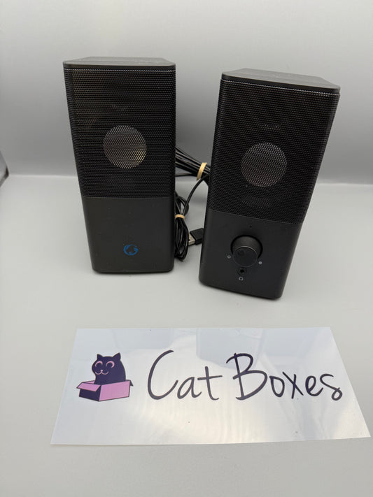 Nedis 18W 2.0 Gaming Speakers for PC & Laptop, USB & 3.5mm- Black