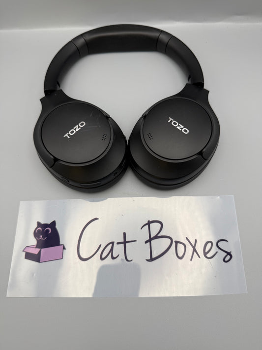 TOZO HT2 Hybrid Active Noise Cancelling Wireless Headphones - Black