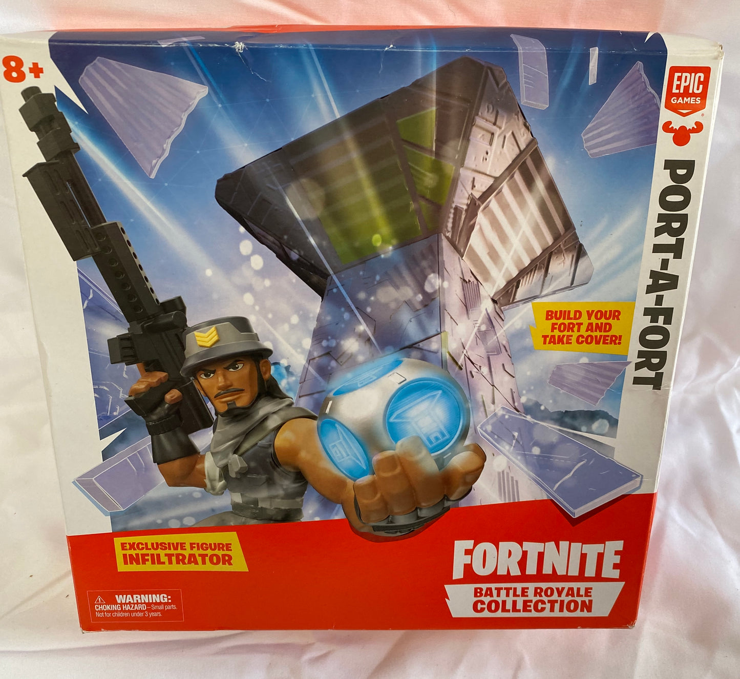 Fortnite Battle Royale Collection : Port-A-Fort Play Set, Grey