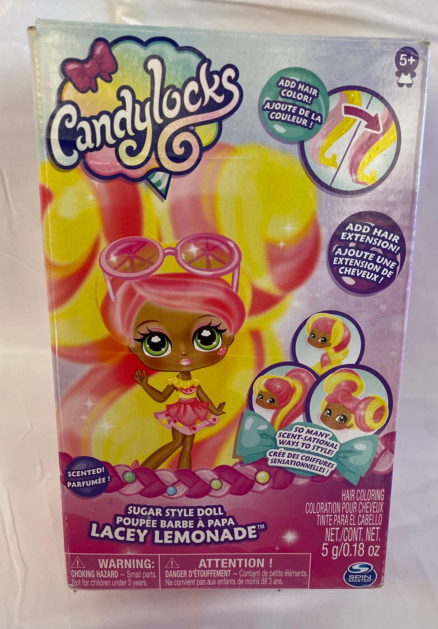 Candylocks, 7 Lacey Lemonade, Sugar Style Deluxe Scented Collectible Doll with Accessories