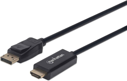 Manhattan DisplayPort 1.1 to HDMI Cable, 1080p@60Hz, 1.8m