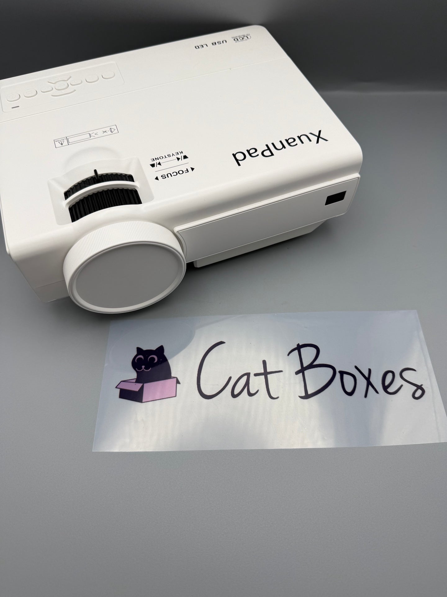 XuanPad Mini Projector, 2025 Upgraded 14000L Portable Video Home Projector