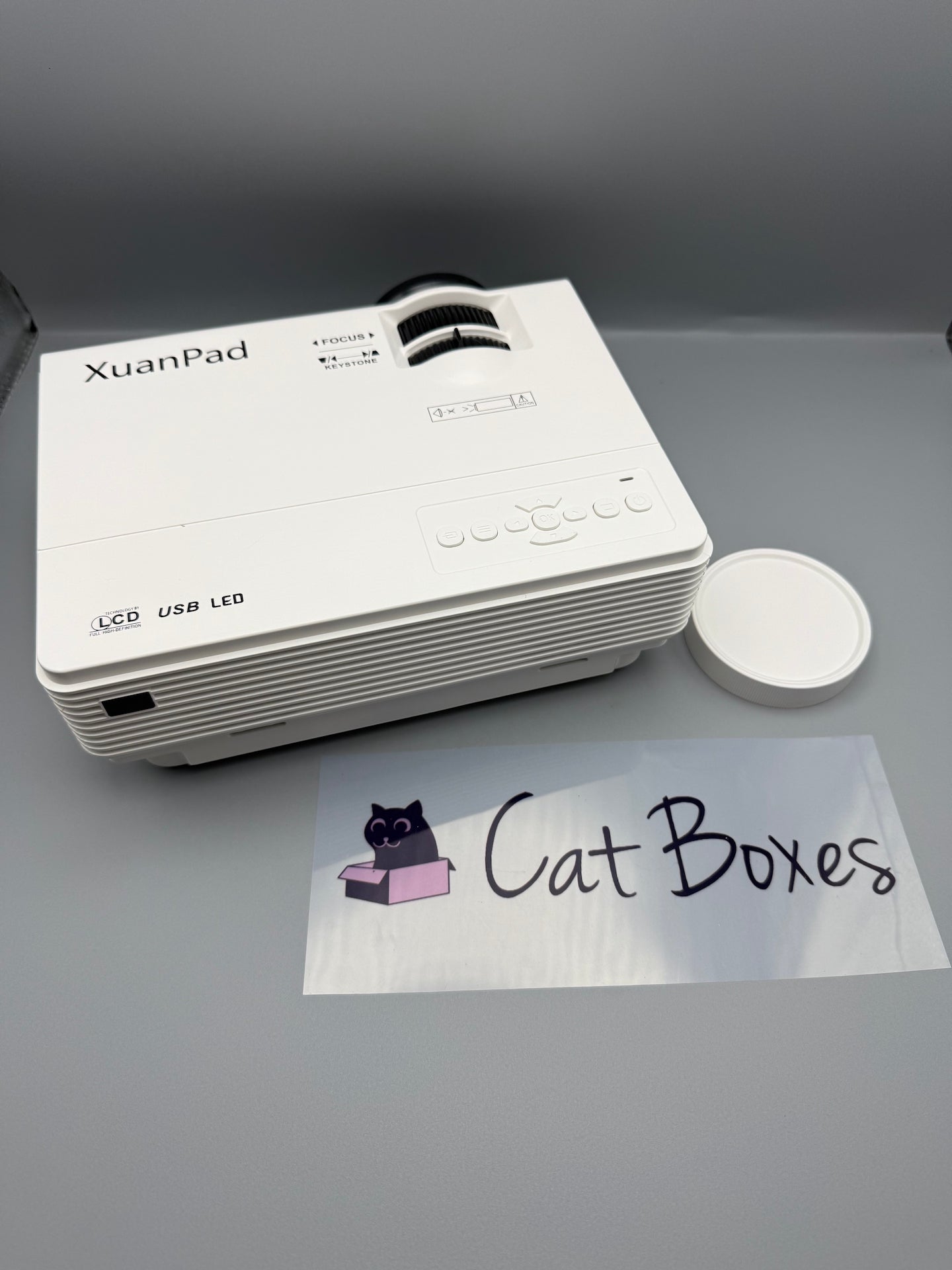 XuanPad Mini Projector, 2025 Upgraded 14000L Portable Video Home Projector