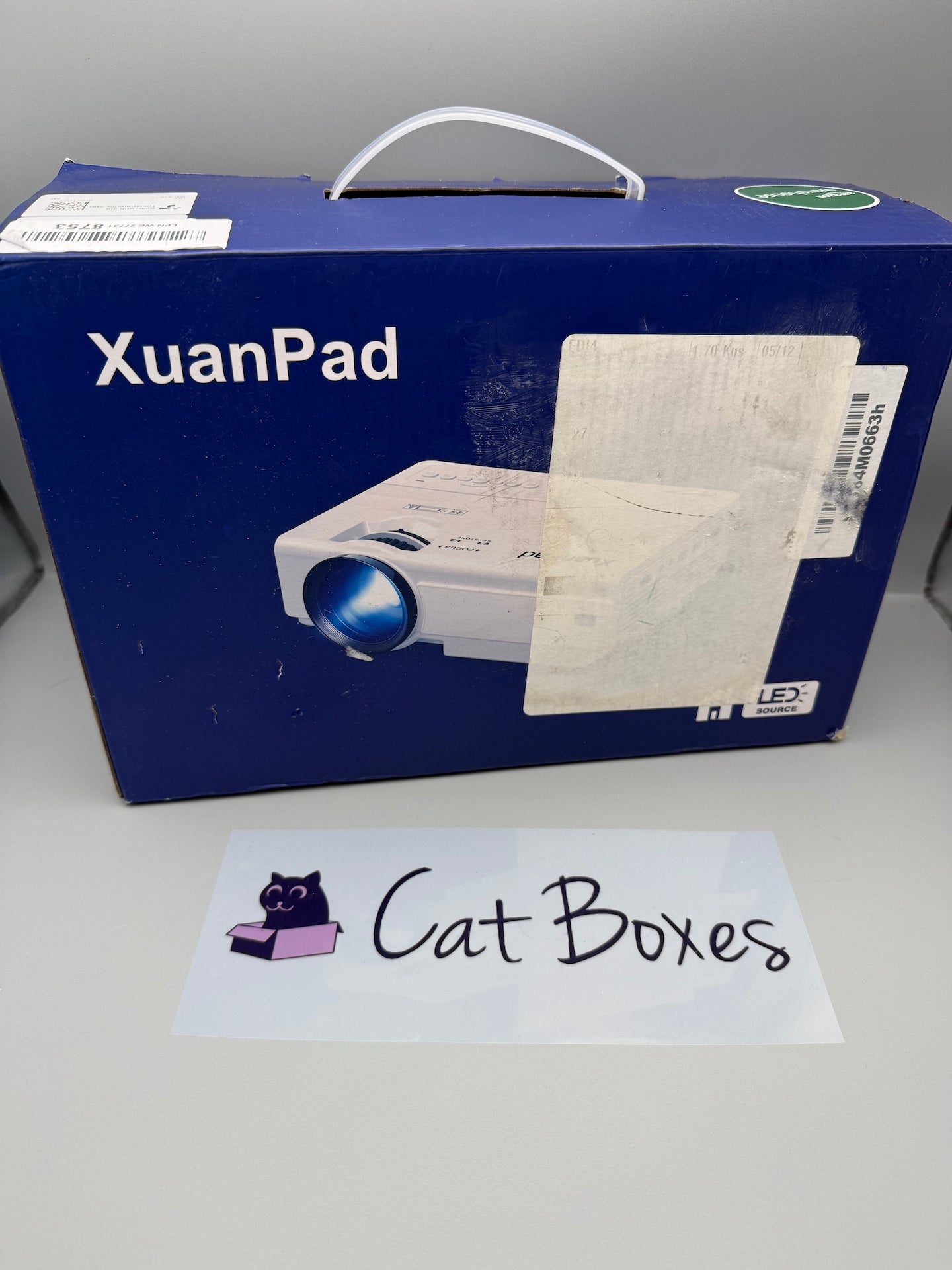 XuanPad Mini Projector, 2025 Upgraded 14000L Portable Video Home Projector