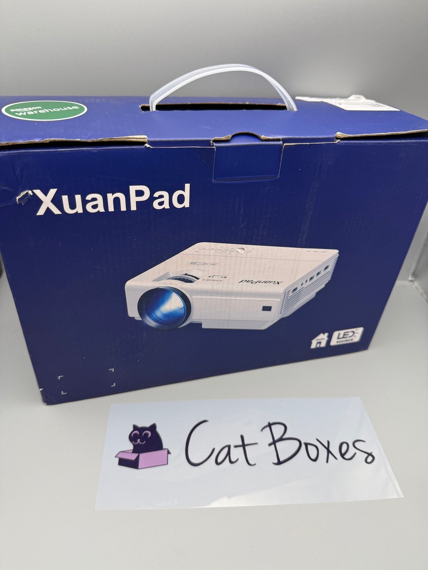 XuanPad Mini Projector, 2025 Upgraded 14000L Portable Video Home Projector