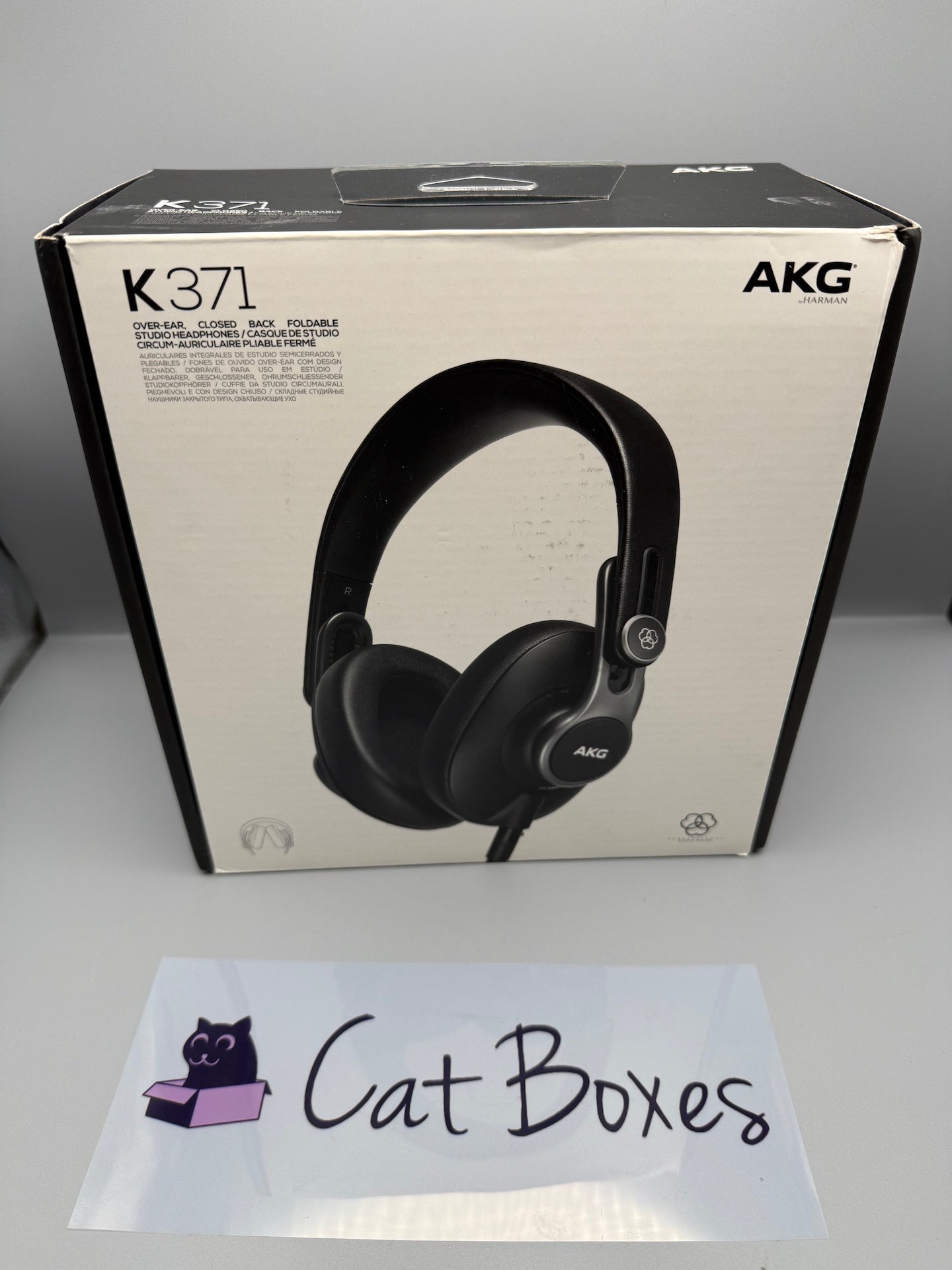 AKG K371BT Over the Ear Headphones - Black