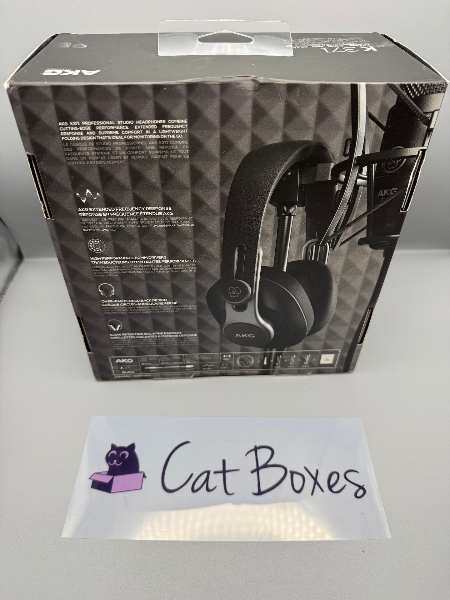 AKG K371BT Over the Ear Headphones - Black