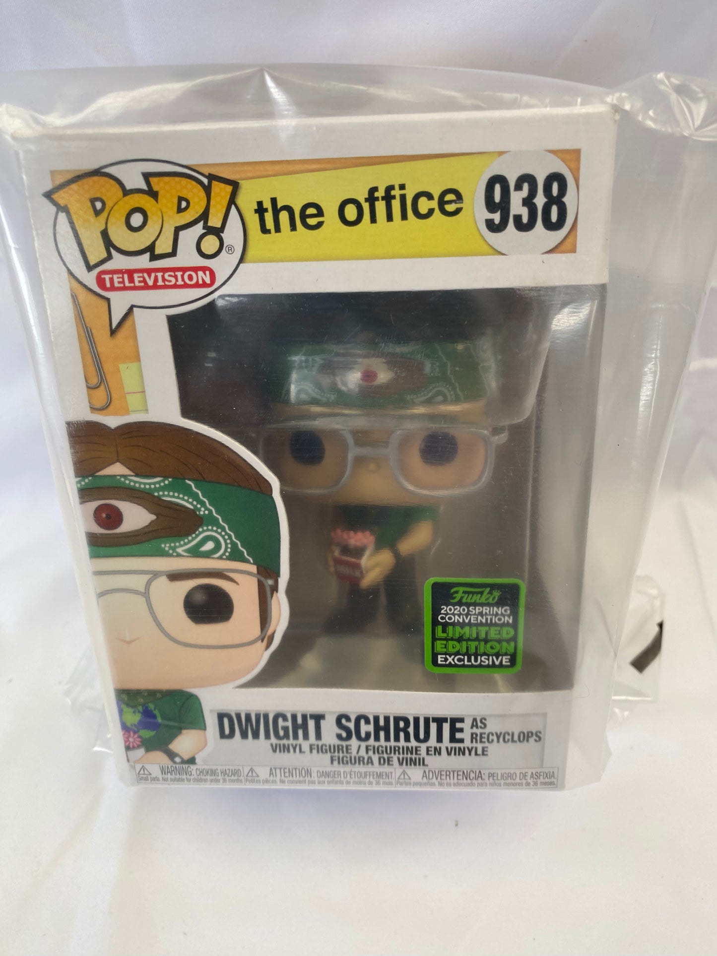 Funko POP! Television The Office Dwight Schrute as Recyclops #938 w/Protector