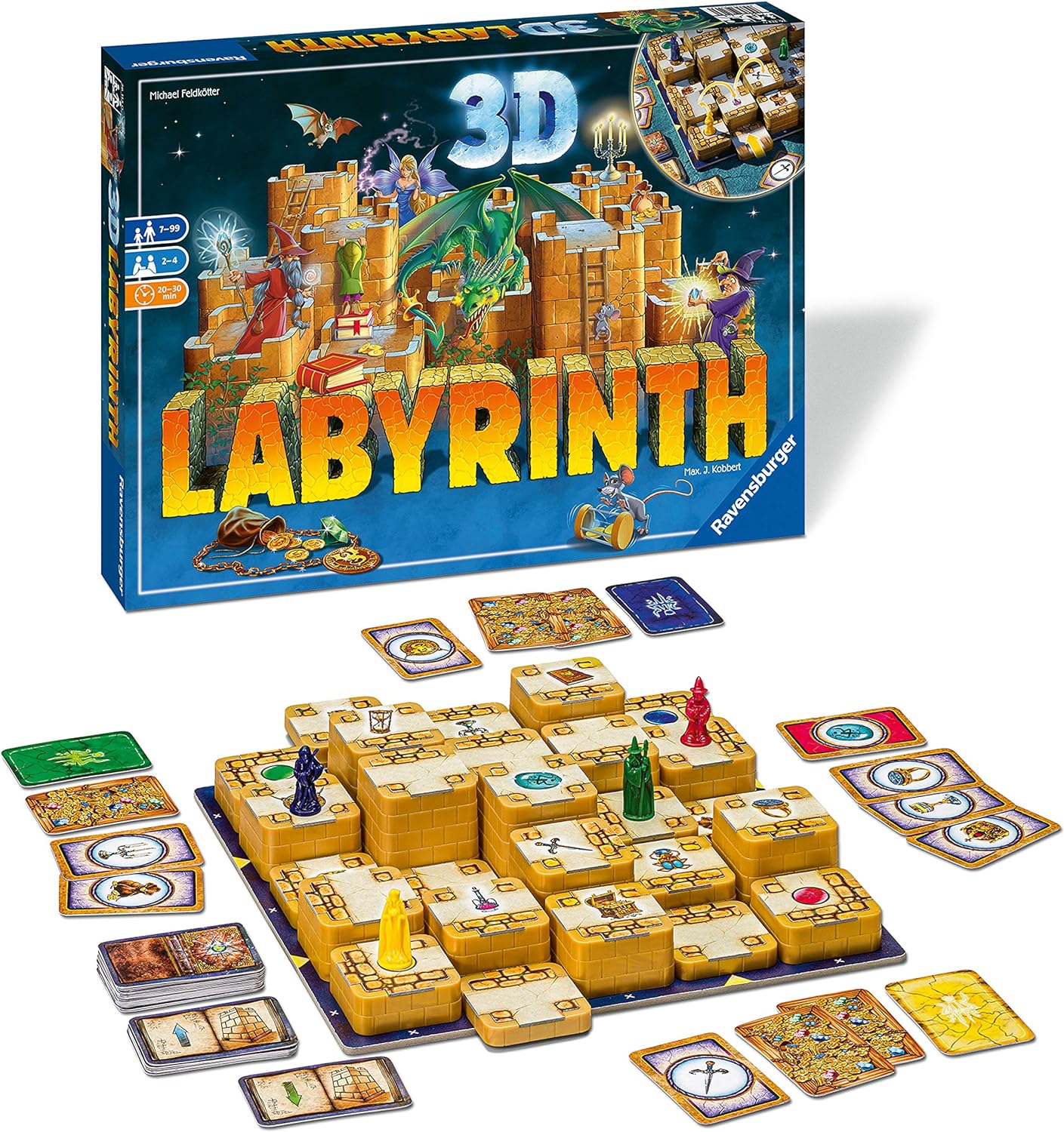 Ravensburger 3D Labyrinth - Moving Maze Family Board Game