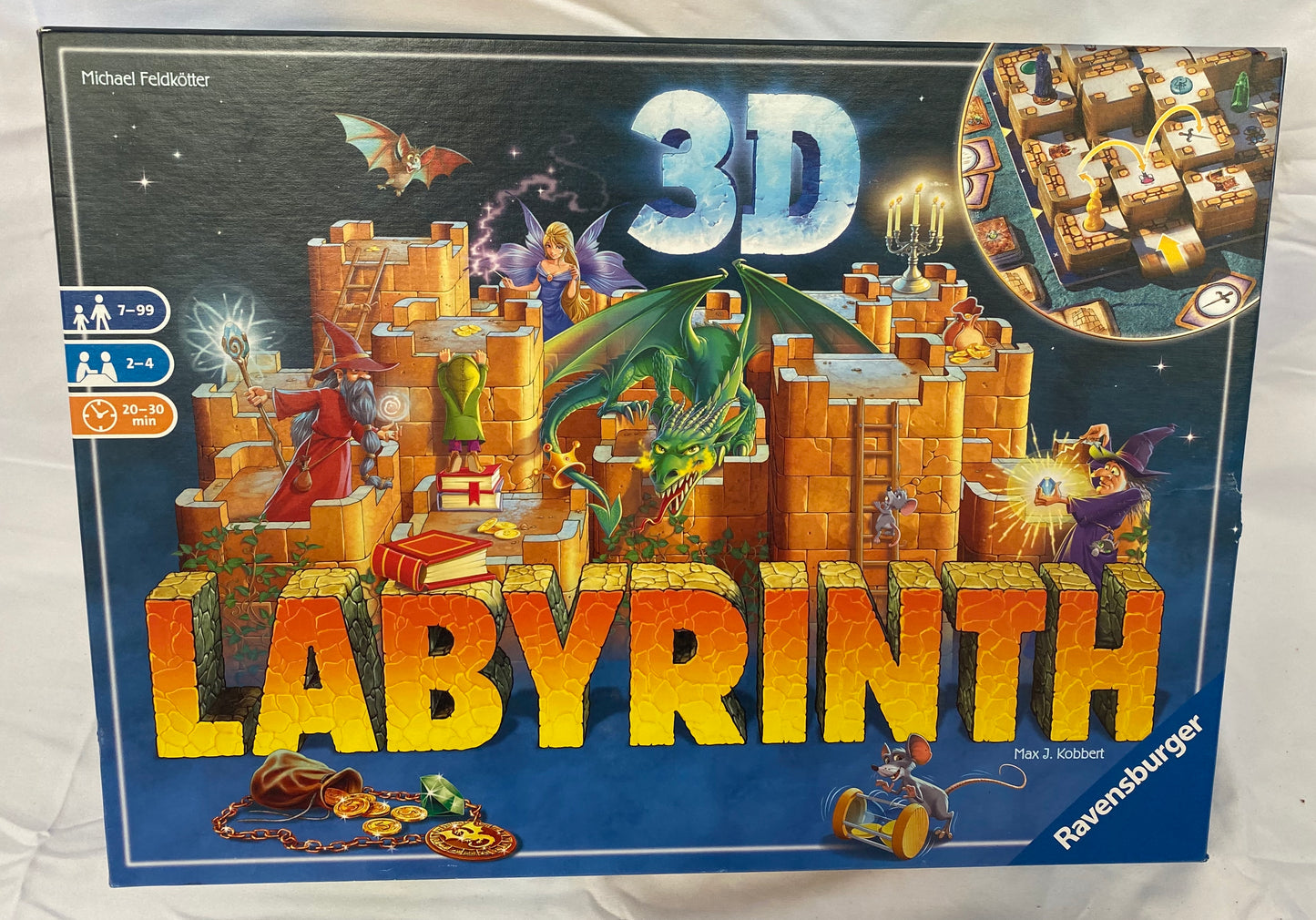 Ravensburger 3D Labyrinth - Moving Maze Family Board Game