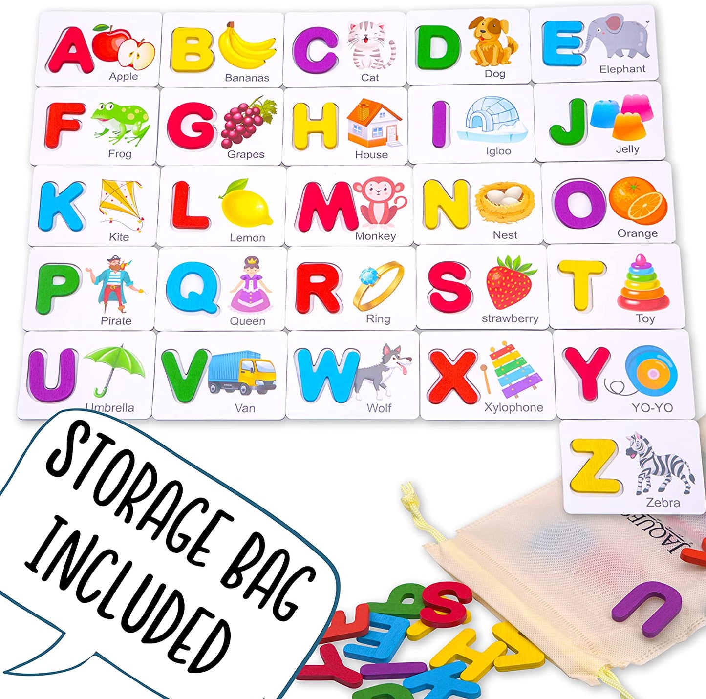 Jaques of London Alphabet Toys Spelling Game