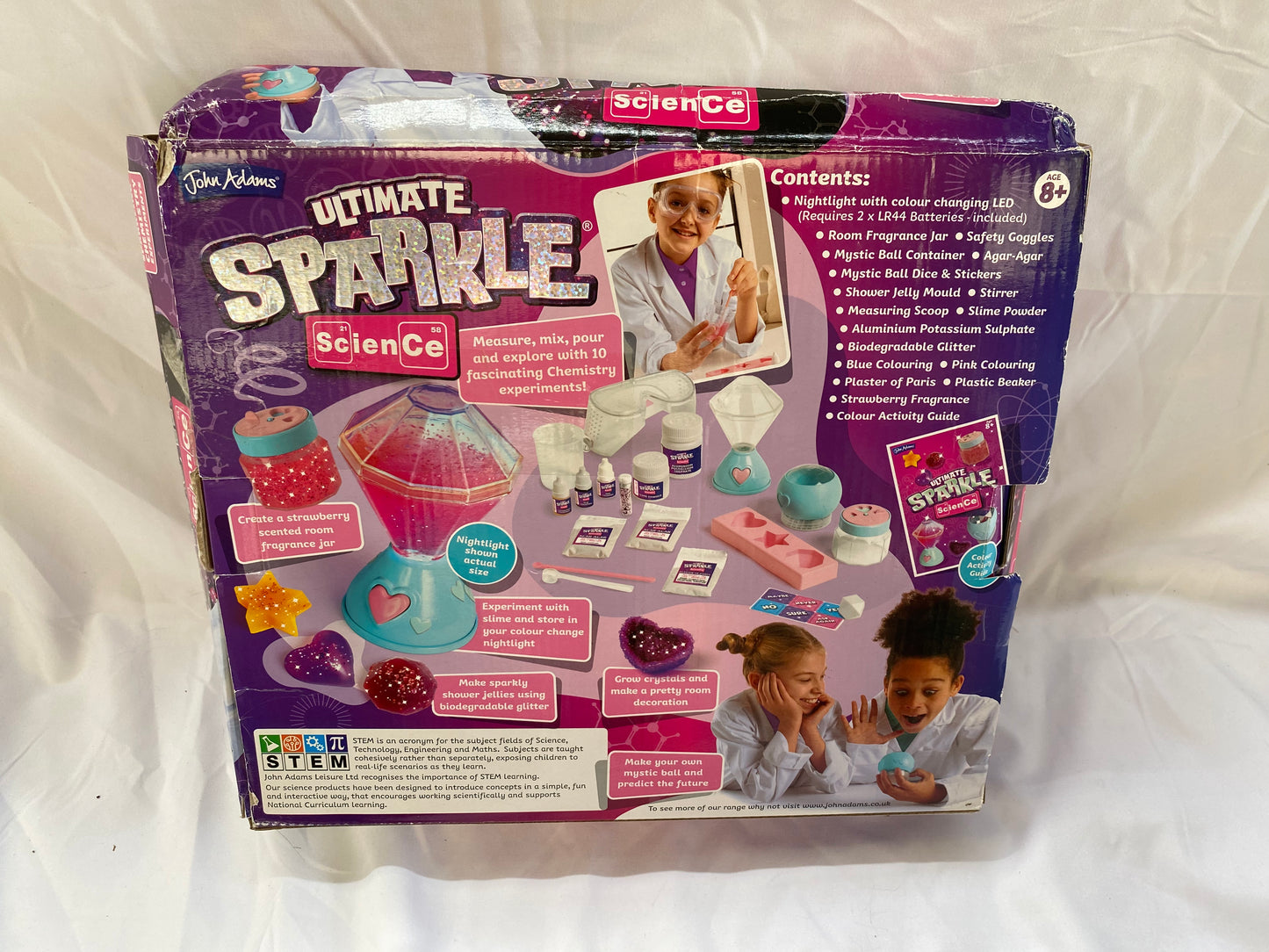 John Adams | Ultimate Sparkle Science **Tatty & Opened Box**