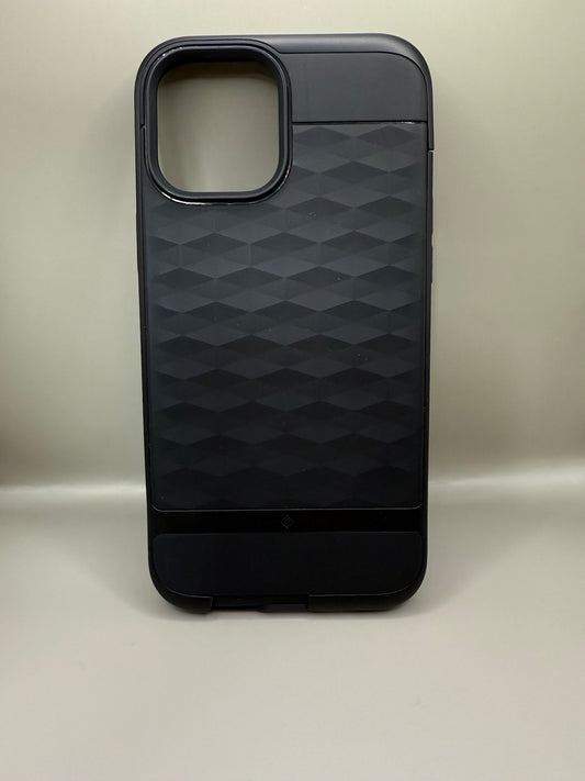 Caseology Parallax Case Compatible with iPhone 12 Pro Max - Matte Black