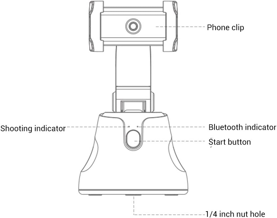 TOSOTO Smartphone Gimbal Stabilizer (Black)