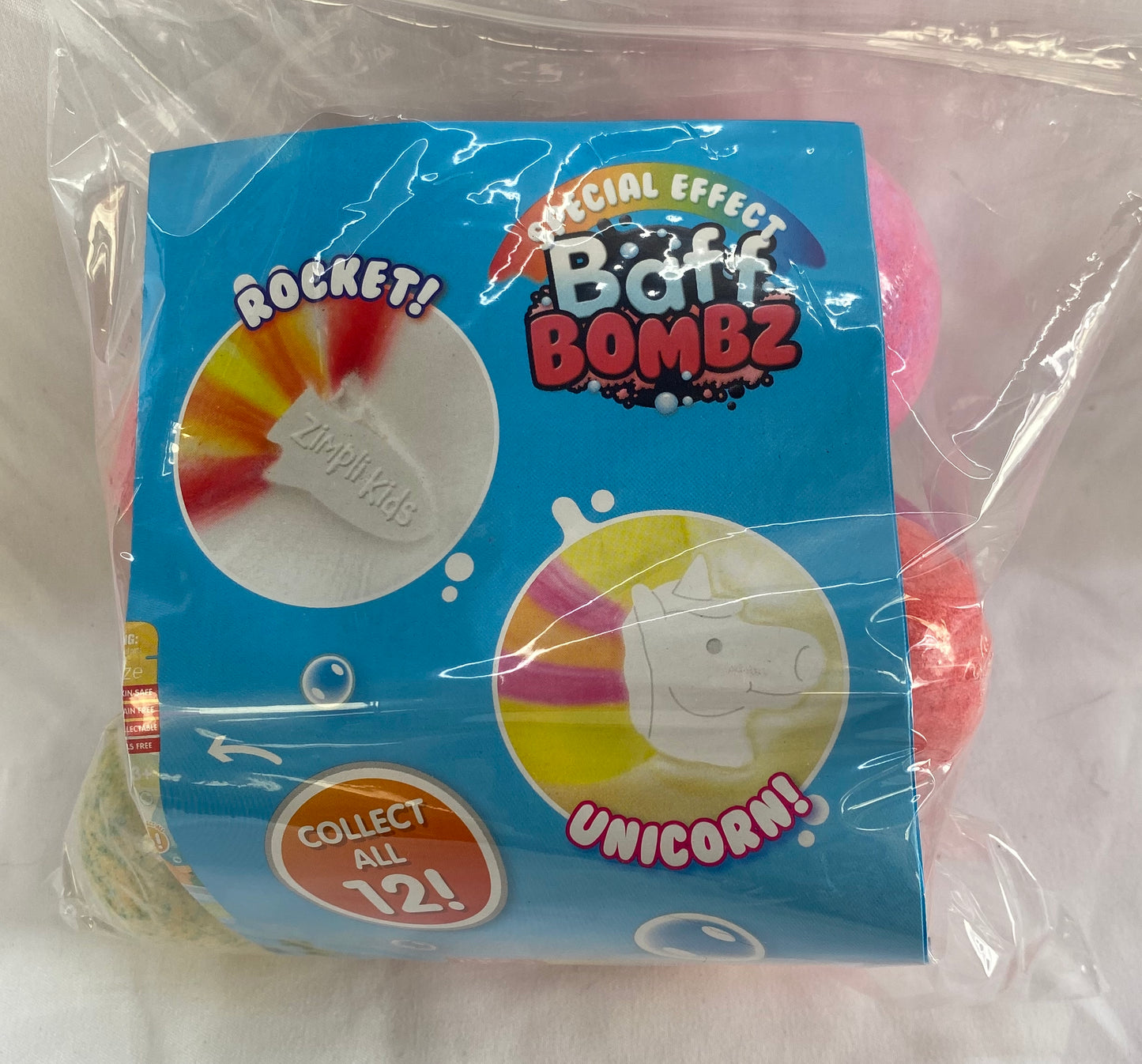 12 x Bath Bombs from Zimpli Kids **Not in Original Packaging**