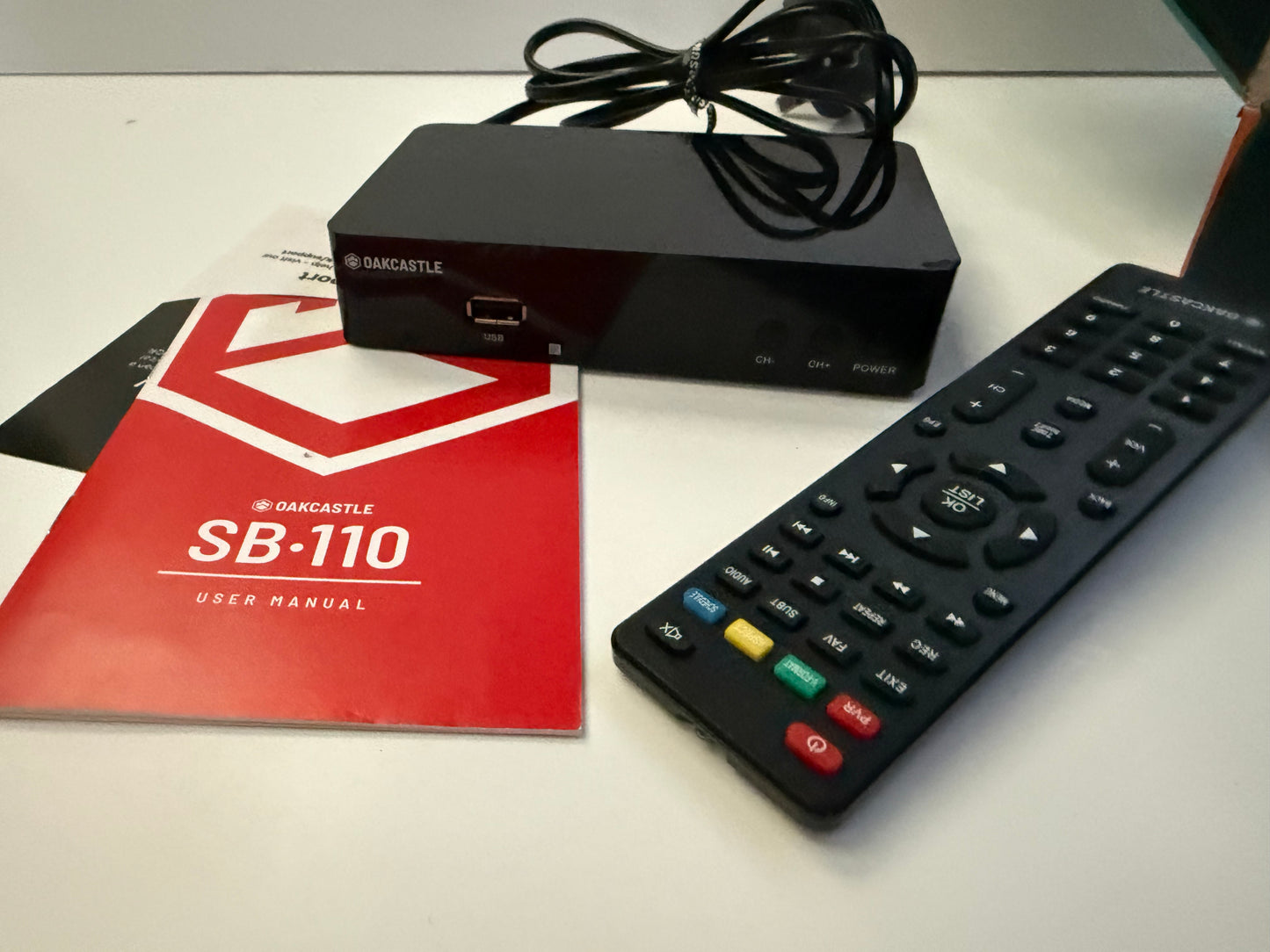 Oakcastle SB110 Set Top Box Receiver | Digital TV HD 1080P