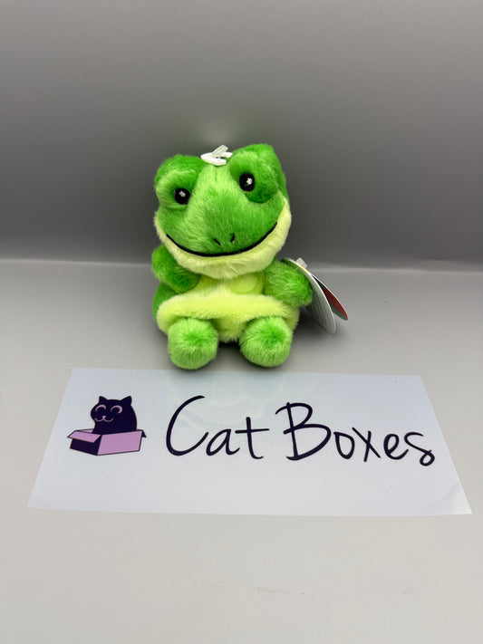 Aurora, 33720, Palm Pals Ribbits Frog 5In, Soft Toy, Green