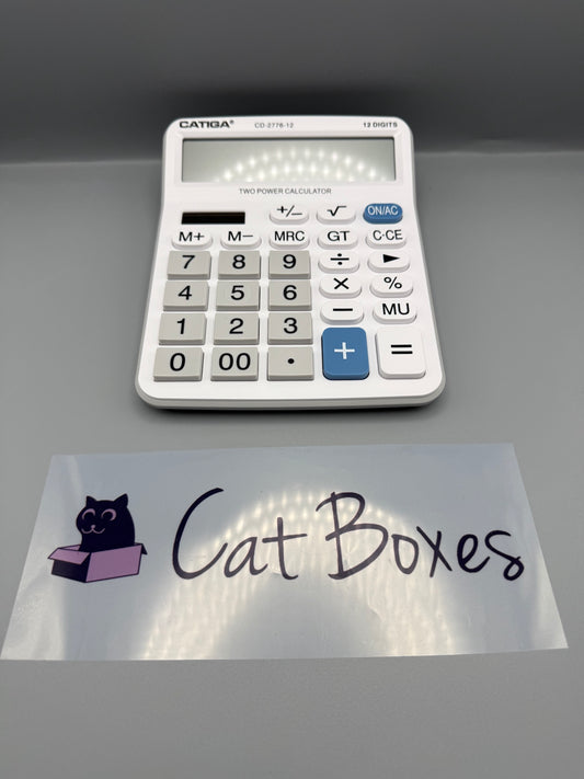 Catiga Premium Commercial 12-Digit Large Desktop Calculator