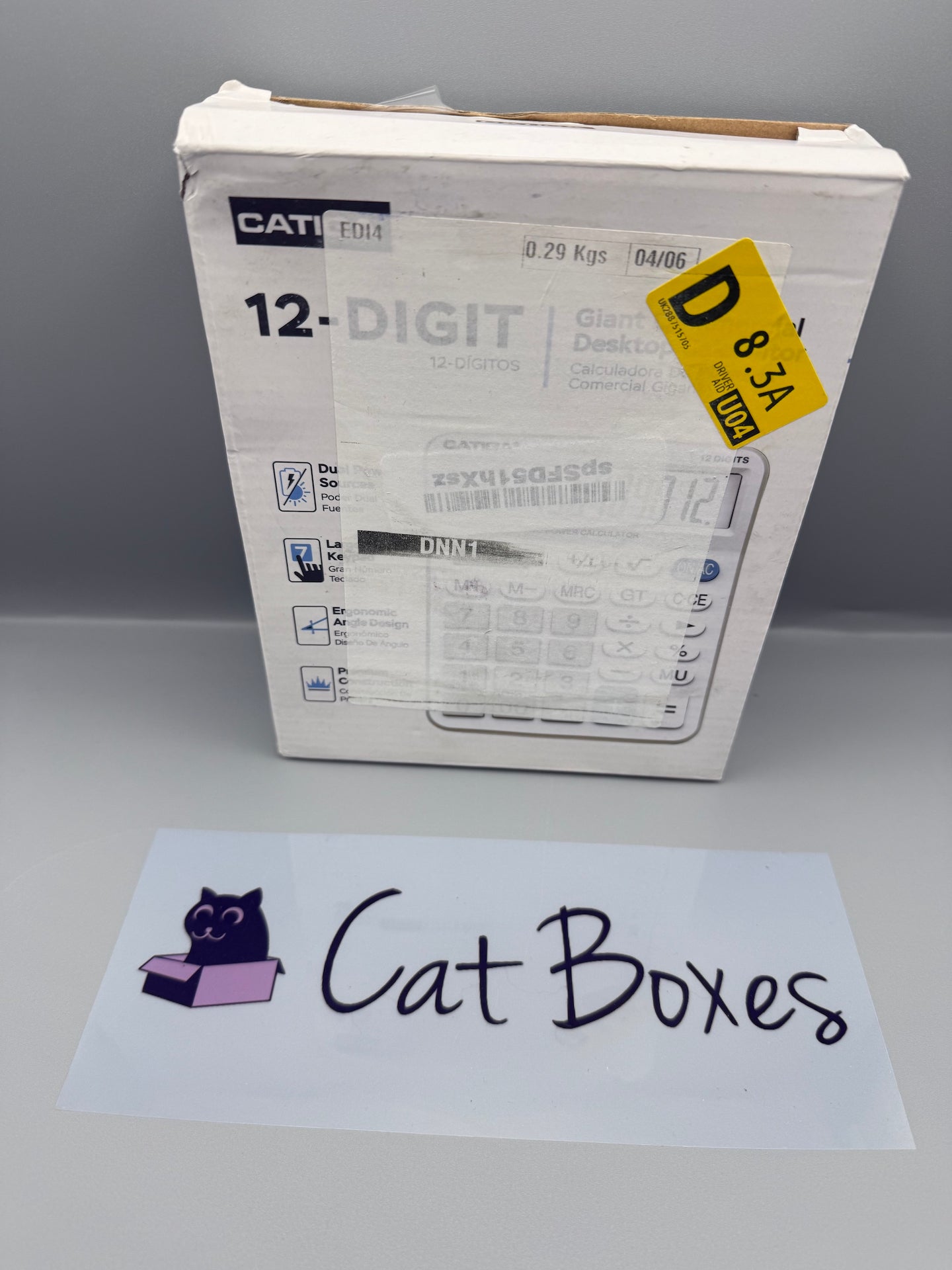 Catiga Premium Commercial 12-Digit Large Desktop Calculator