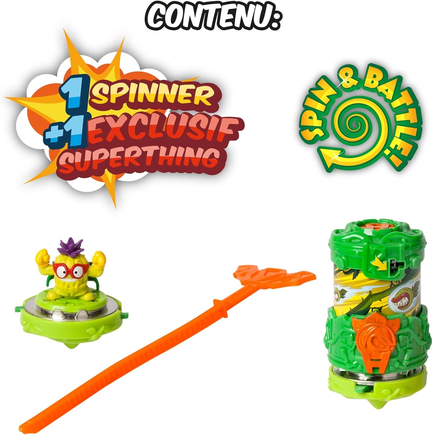 SUPERZINGS - Battle Spinners - Jungle Raider, contains 1 Spinner