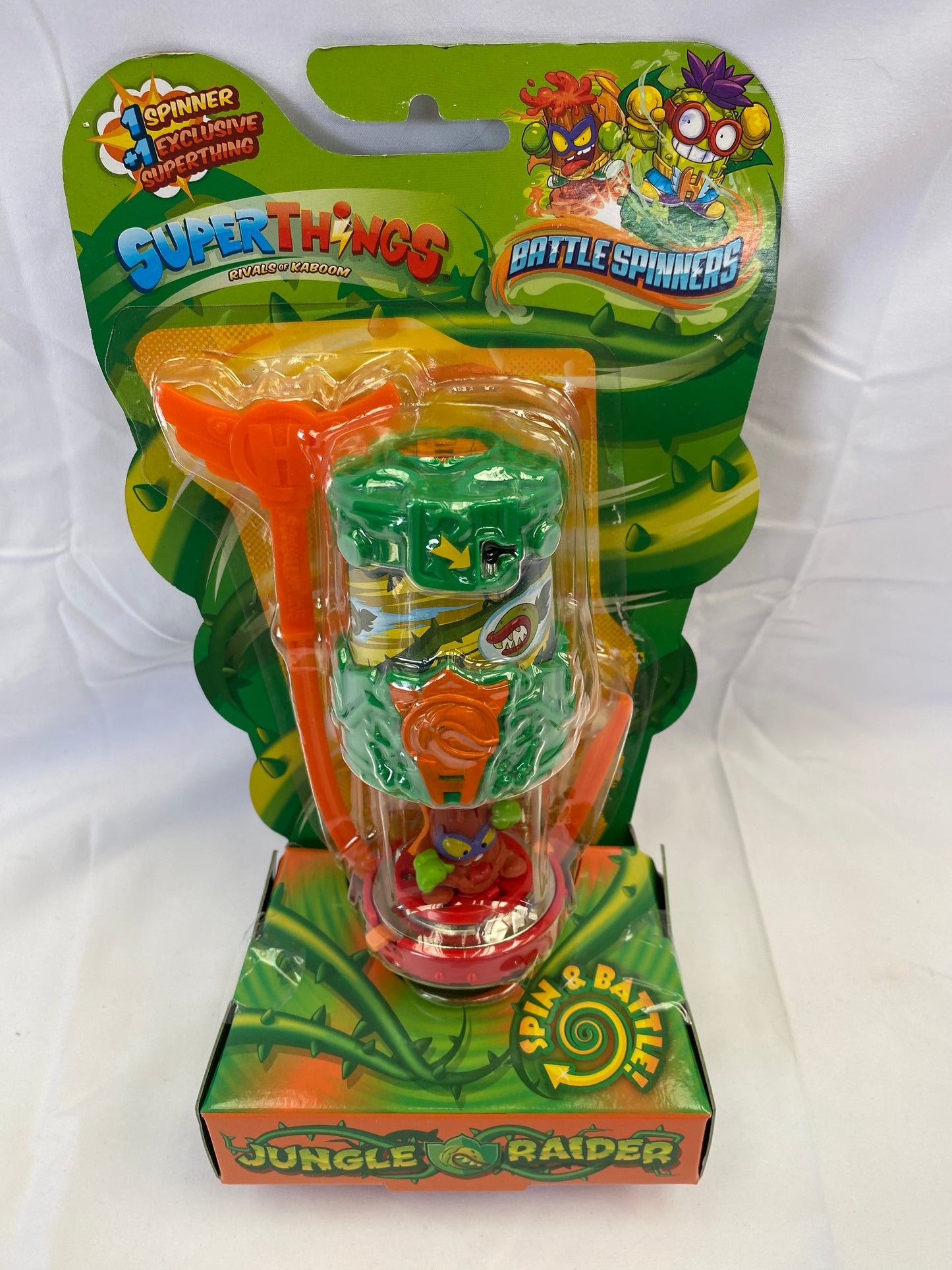 SUPERZINGS - Battle Spinners - Jungle Raider, contains 1 Spinner