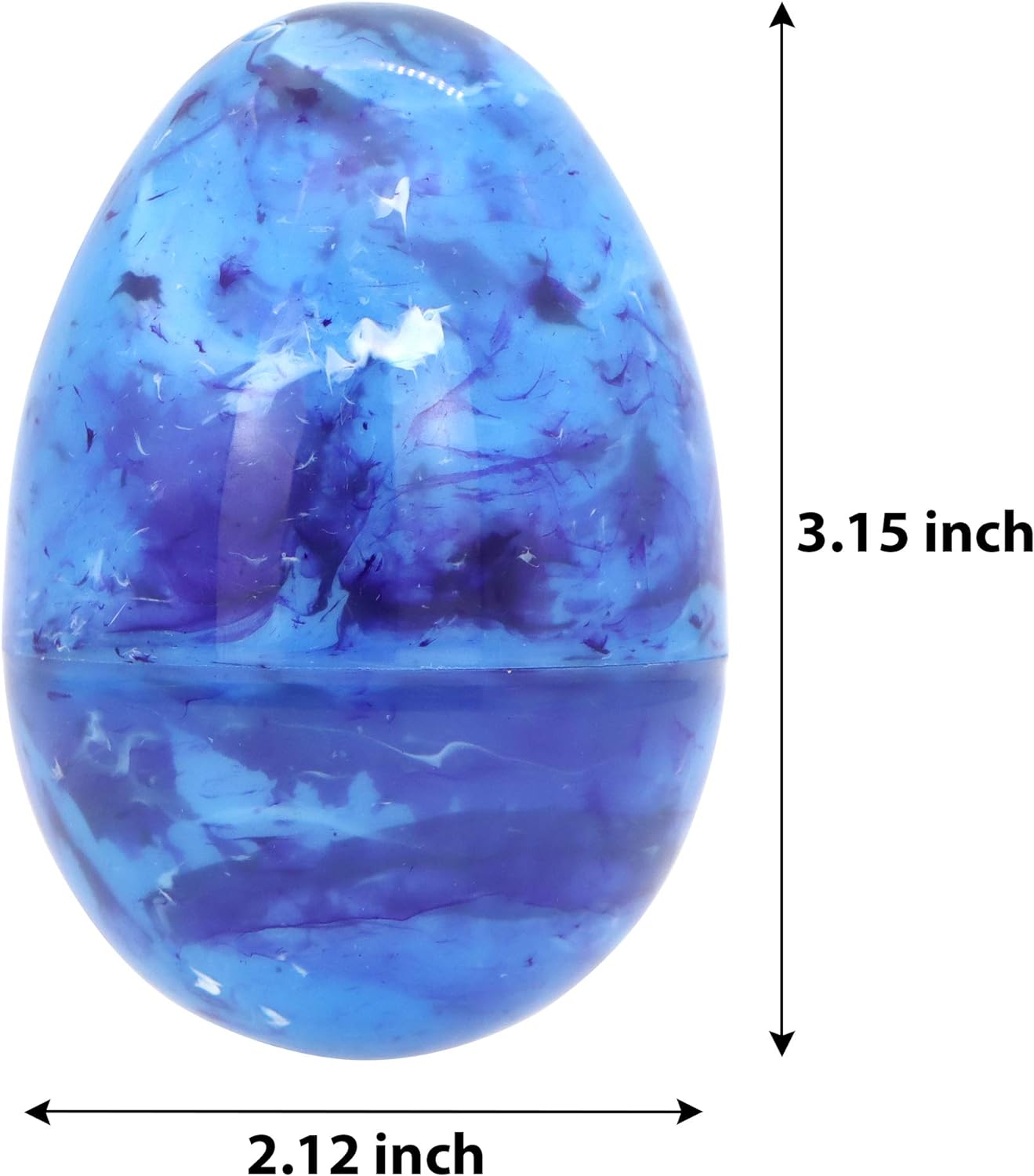 JOYIN 25 PCs 3.15'' Painted Large Iridescent Easter Eggs