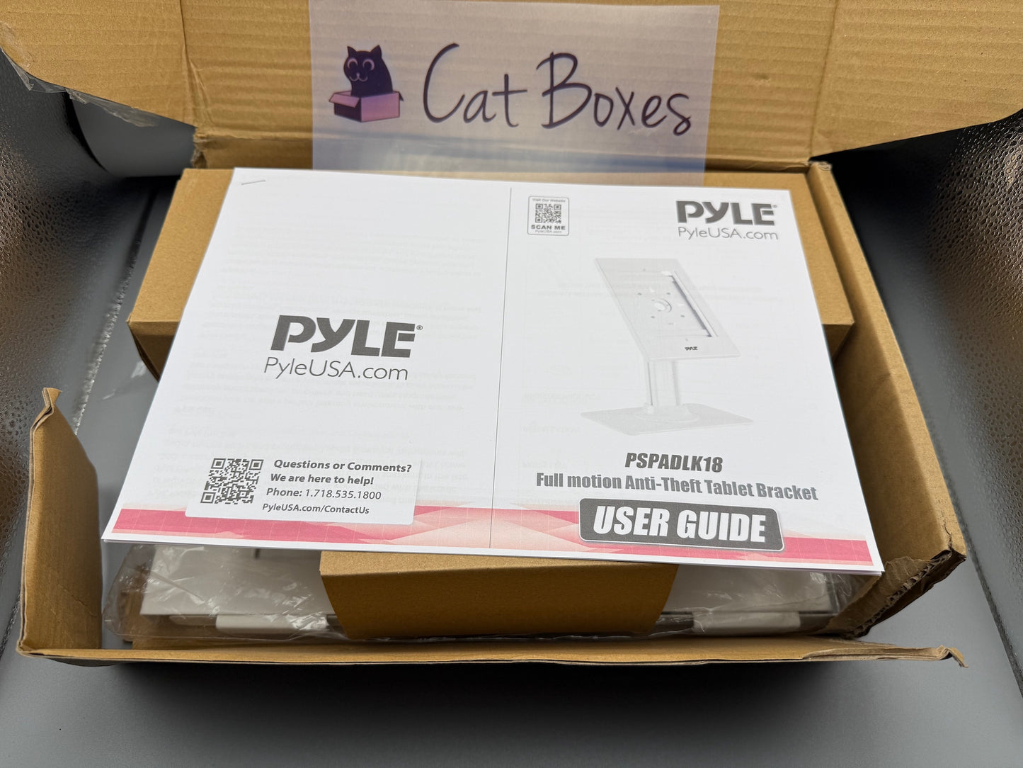 Pyle Anti-Theft Tablet Security Stand, PSPADLK18, White